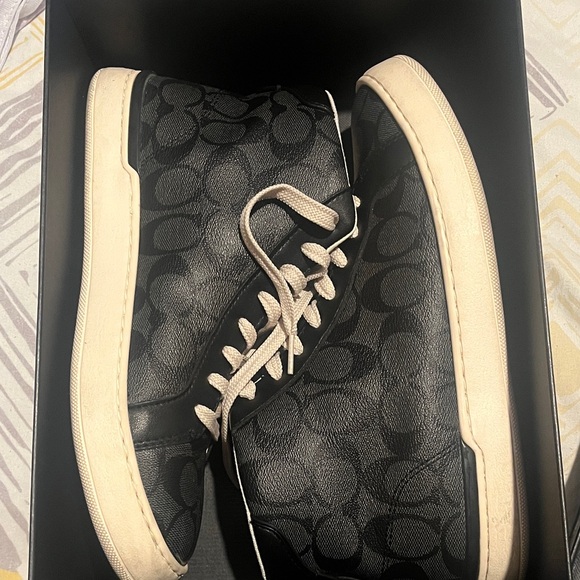Coach Black and White Sneakers - Picture 1 of 5